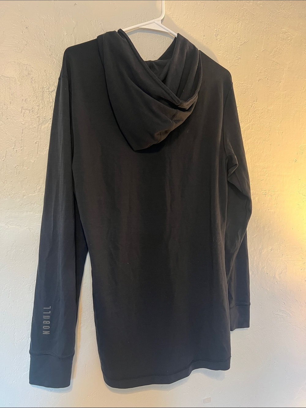 NOBULL Black Long-Sleeve Hoodie Sweatshirt